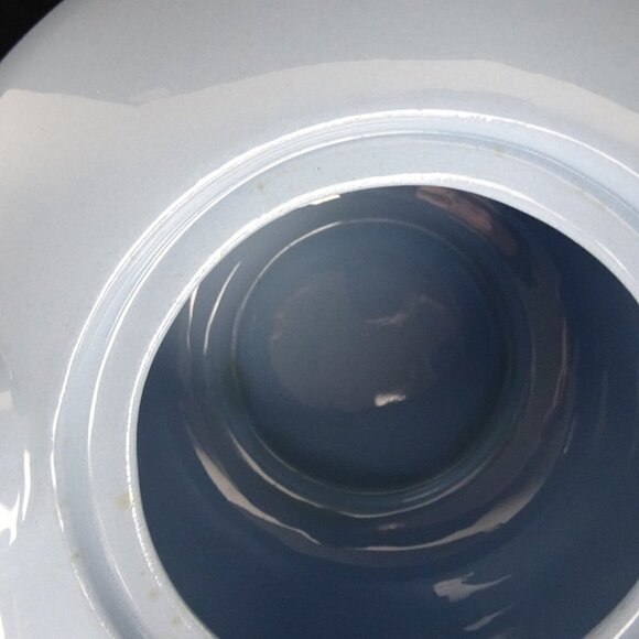 Homer Laughlin Blue Tea Pot Teapot Skyline Jubilee Art Deco Vintage - Picture 9 of 16